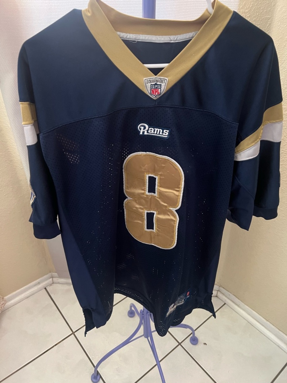 Reebok Navy NFL Players Game Jersey